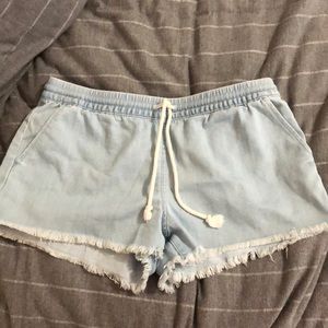 Aerie denim shorts